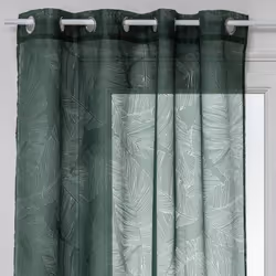 Description générale Ce rideau dentelle avec œillets de couleur vert jungle mesure 140 x 240 cm et apporte une touche d'éléga ...