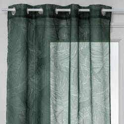 Atmosphera - Voilage Devo vert cèdre 140x240cm créateur d'intérieur