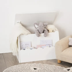 Atmosphera Coffre à Jouets - Blanc