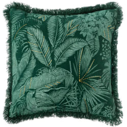 Atmosphera - Housse de coussin Jungle vert 40x40cm créateur d'intérieur