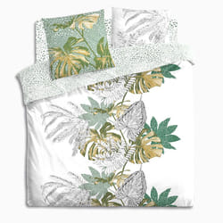 Atmosphera - Parure De Lit Imprimé Monstera 240x220