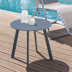 Table d'appoint de jardin ronde Saona