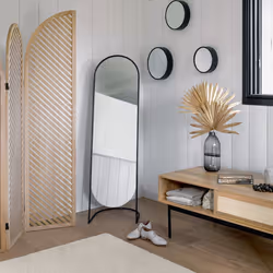 Miroir sur Pied Métallique