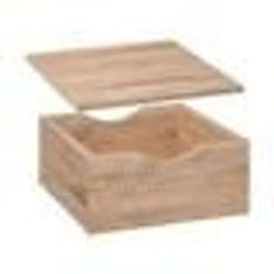 Tiroir et Tablette pour étagère - FIVE - Mix n modul - Naturel - 31 x 31cm
