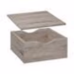 Tiroir et Tablette pour étagère FIVE - Gris 31x31cm - Mix n modul