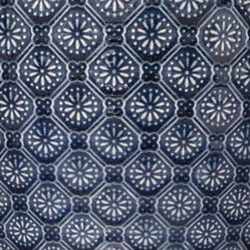 Set Céramique Fleur Bleu x 3