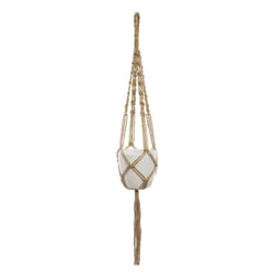 Cache Pot Suspendu  Corde  75cm Naturel