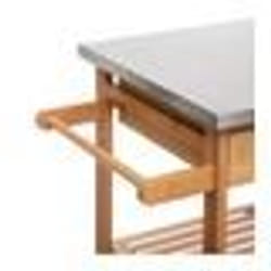 Desserte bambou 6 tiroirs roulettes 76 cm 5five