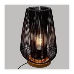 Lampe en Fil Métallique Noir Noda