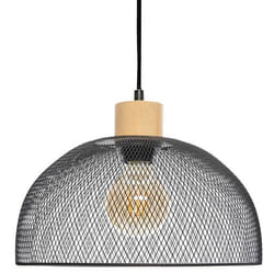Suspension Métal Bois Noir - ATMOSPHERA