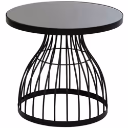 Transformez votre salon avec la table à café Kushi Noire d'Atmosphera, une pièce maîtresse qui allie beauté intemporelle et f ...