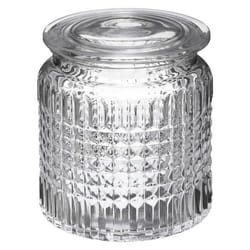 Pot à Coton - FIVE - Precious - Verre - D 10.8 cm - H 12.3 cm - Blanc