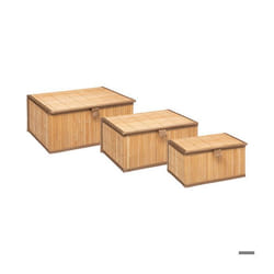 Set Panier x3 Bambou Naturel