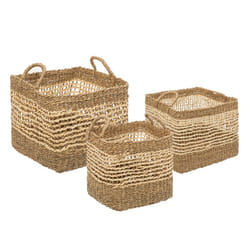Panier Carré Ajouré x 3