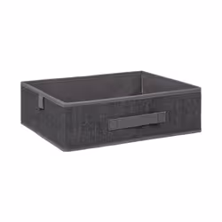 Boîte de Rangement - Five - Gris Chiné Foncé - 36 x 28 x 11 cm - Polypropylène - 037 kg