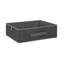 Boîte de Rangement - Five - Gris Chiné Foncé - 36 x 28 x 11 cm - Polypropylène - 037 kg