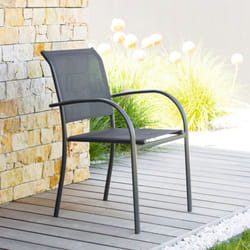 Hesperide - Fauteuil Piazza Anthracite Graphite