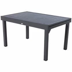 Description générale La table rectangulaire extensible Piazza en aluminium de la marque Hespéride est idéale pour vos repas e ...