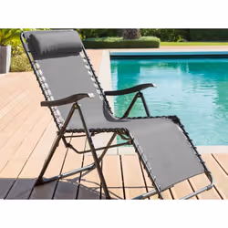 Description générale Le fauteuil relax pliant Silos de Hespéride est idéal pour se détendre dans le jardin, sur la terrasse o ...