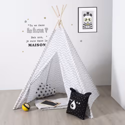 Tipi décoration gris H160