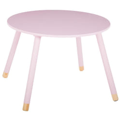 Table rose "Douceur" en bois
