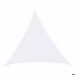 Voile d'ombrage triangulaire 2 x 2 x 2 m Curacao - Blanc - Hespéride