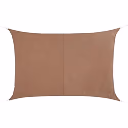 Pour apporter de l'ombre sur un salon de jardin, la voile d'ombrage rectangulaire "CURACAO" Hespéride est l'accessoire idéal  ...