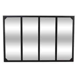Miroir métal lola noir 116X76
