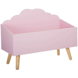 Atmosphera - Coffre enfant Nuage rose 58x28cm créateur d'intérieur