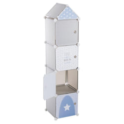 Rangement colonne gris