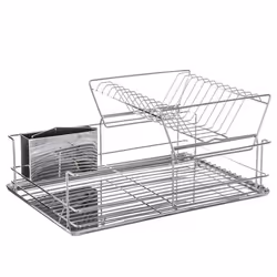 Égouttoir en Inox à 2 Niveaux