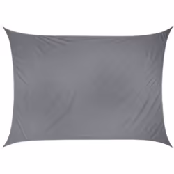 Voile d ombrage rectangulaire "anori" 4x3m en polyester - Hespéride. Couleur : Gris. Matière principale : Aluminium. Longueur ...