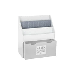 Atmosphera - Bibliothèque Avec Bac Sur Roulettes Gris