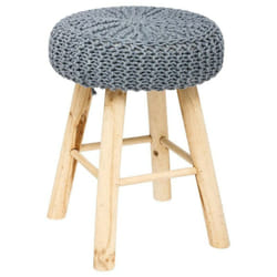 Atmosphera - Tabouret Suzette gris
