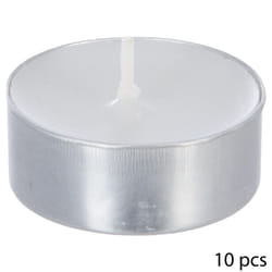 Lot de 10 Bougies Chauffe-Plat Parfumées 3,7cm Vanille