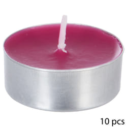 Lot de 10 Bougies Chauffe-Plat Parfumées 3,7cm Framboise