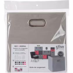 Toilinux 514301 Boîte de rangement Gris - Vue supplémentaire 4