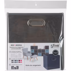 Toilinux 514302 Boîte de rangement Gris