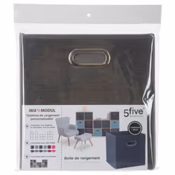 Toilinux 514302 Boîte de rangement Gris - Vue supplémentaire 4