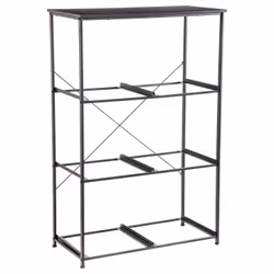Etagère en métal Mix n' modul - H. 104,5 - Noir