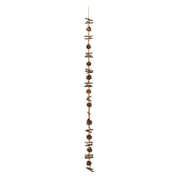 Guirlande décorée - ATMOSPHERA - Soir de Noël - 150cm - Perles et pommes de pin - Intérieur