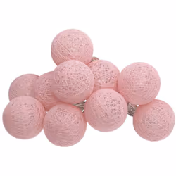 Optez pour un éclairage original et chaleureux grâce à la guirlande led à pile "Army" 10 boules Atmosphera. Un luminaire rela ...