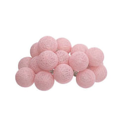 Guirlande lumineuse - Non spécifié - 16 boules - Rose clair - 24m - LED