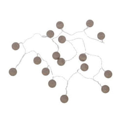 Atmosphera - Guirlande led 16 boules créateur d'intérieur® Taupe
