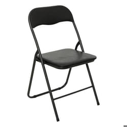 Chaise pliante noire Basic - FIVE