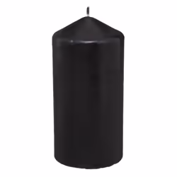 Bougie Cylindrique  Basic  14cm Noir