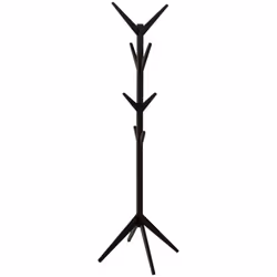 Porte-manteaux 8 crochets bois noir - 5 five simply smart. Couleur : Noir. Matière principale : Pin. Longueur : 64.50 cm. Lar ...