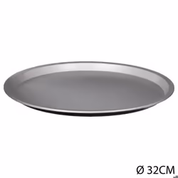 Plaque à pizza - FIVE - 32 cm - Métal anti-adhésif - Compatible lave-vaisselle - Four traditionnel
