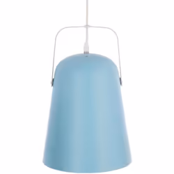 Suspension LETY - Hauteur 33cm - Métal - Puissance max. 25W - Douille au culot E27 - Existe en 3 coloris : Rose, Bleu et Gris ...