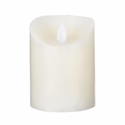 Bougie Led Flamme Vacillante  Vela  205g Blanc